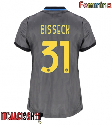 Inter Milan Yann Bisseck #31 Terza Maglia Femmina 2026-27 Manica Corta Inter Milan Yann Bisseck #31 Terza Maglia Femmina 2026-27 Manica Corta